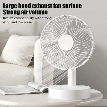 USB Small Electric Fan Home Dormitory Office Desktop High Wind Fan Portable Cooling Fan Table Air Circulators Fans Air Cooler